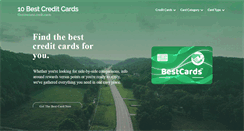 Desktop Screenshot of 10bestcreditcards.com